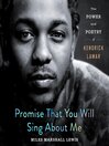 Cover image for Promise That You Will Sing About Me